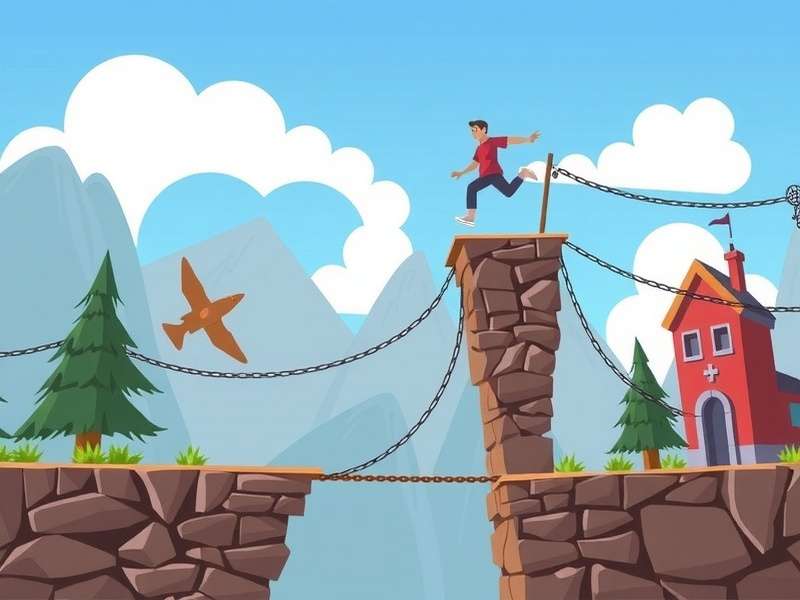 Vector game parkour free running sequence showing slide and vault
