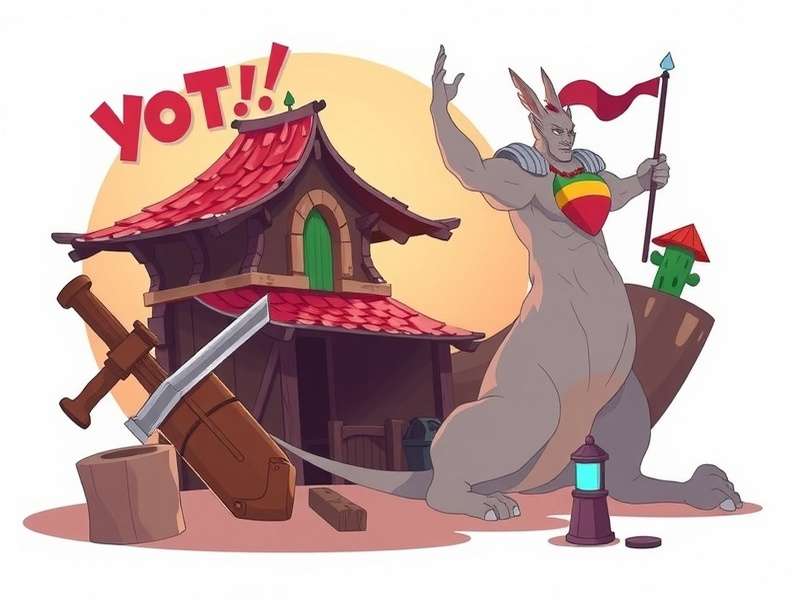 Breakdown of Vector Game's art style showing clean lines and bold color zones