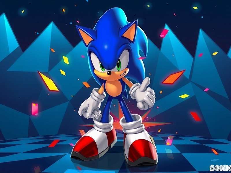 Glitched video game screen with distorted colors and characters