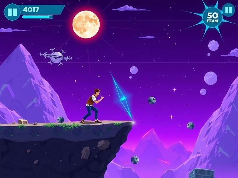 Vector Game running on Windows 10 PC with parkour action