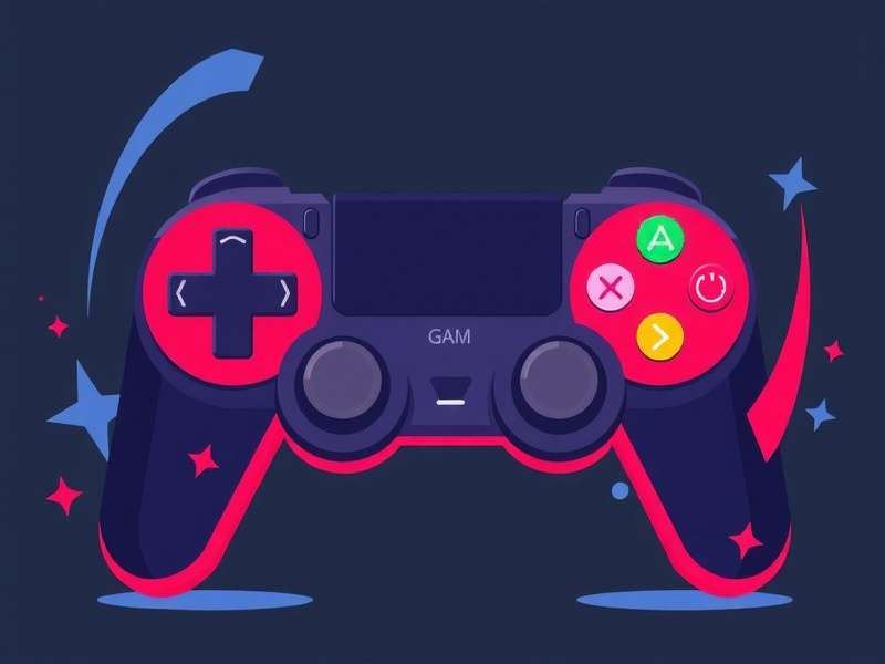 Professional gaming controller with custom buttons on a dark surface