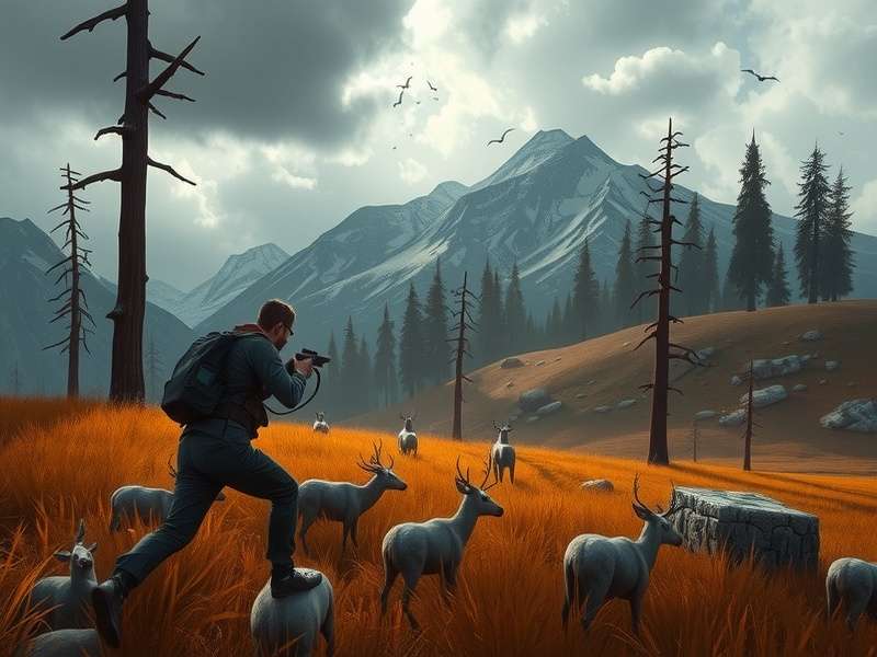 Vector Gameplay Hunter Mode screenshot showing a character chasing another across rooftops