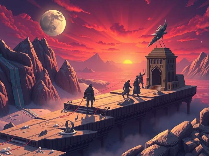 Vector Game PC Parkour Action Scene