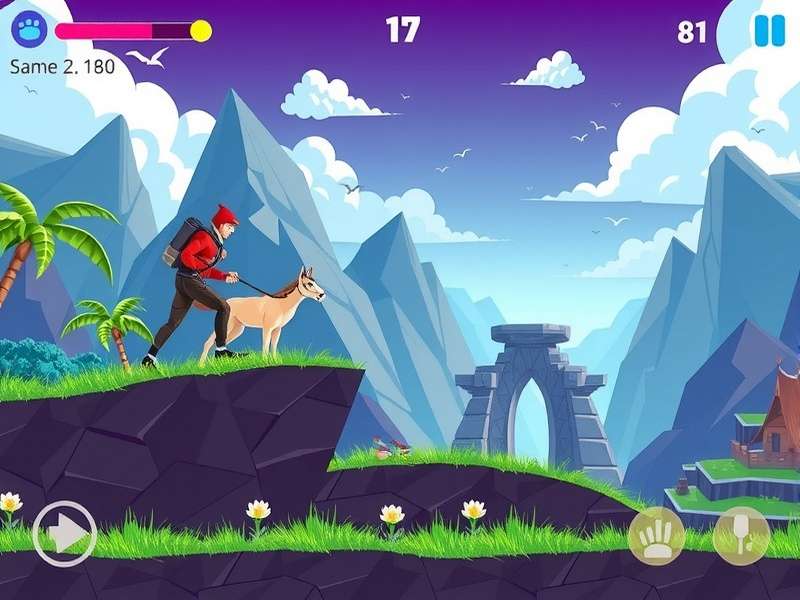 Vector Game Parkour Action on Windows 10 PC