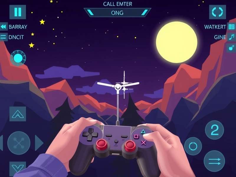 A professional gaming setup with a calibrated gamepad playing Vector on a high-refresh-rate monitor