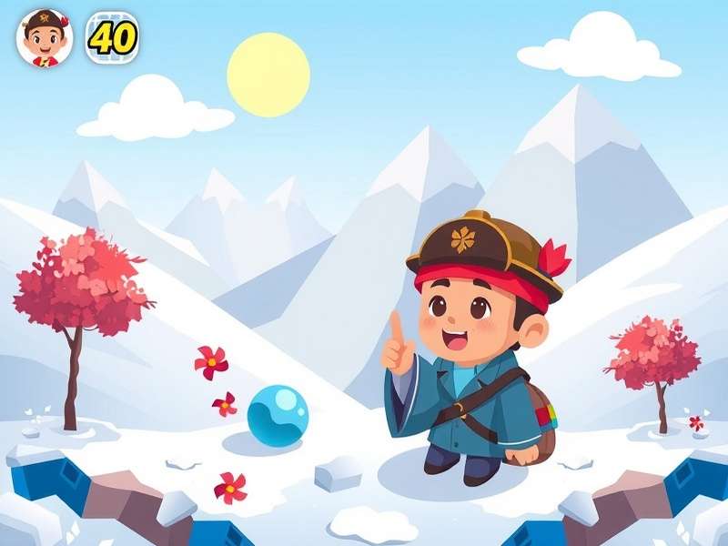 Vector Game Parkour Action Scene