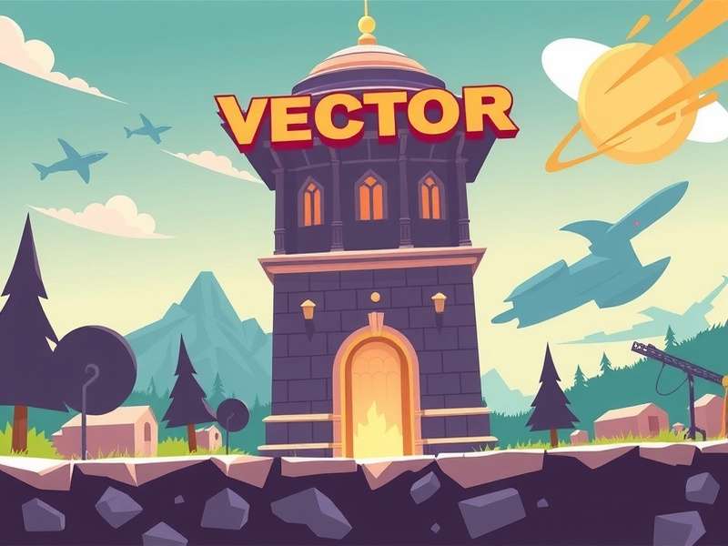 Vector Game characters showing main protagonist and enemy chasers