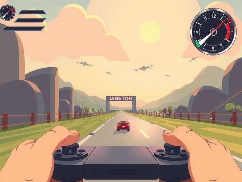 Vector gamepad layout with highlighted buttons