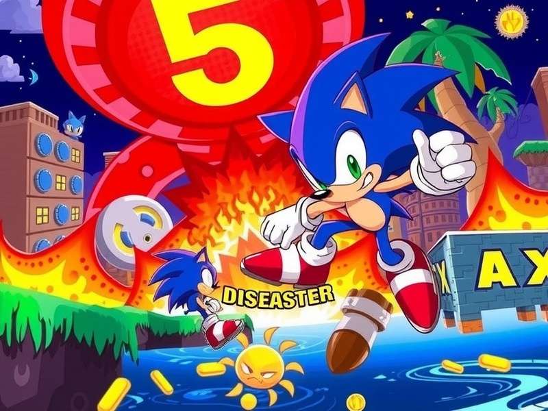 Vector Gameplay Sonic Exe The Disaster – featured screenshot from the mod showing the dark, corrupted world