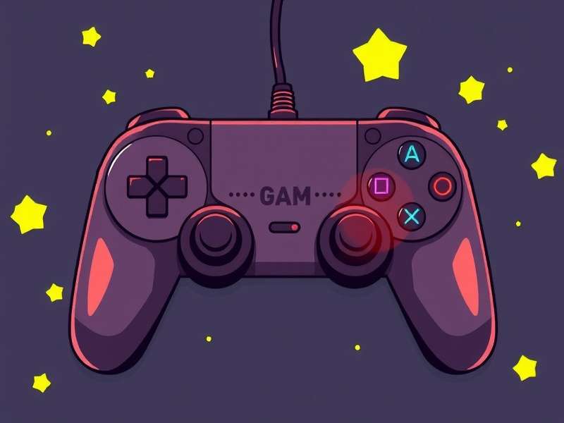 Vector Game Controller setup with smartphone and gamepad on desk