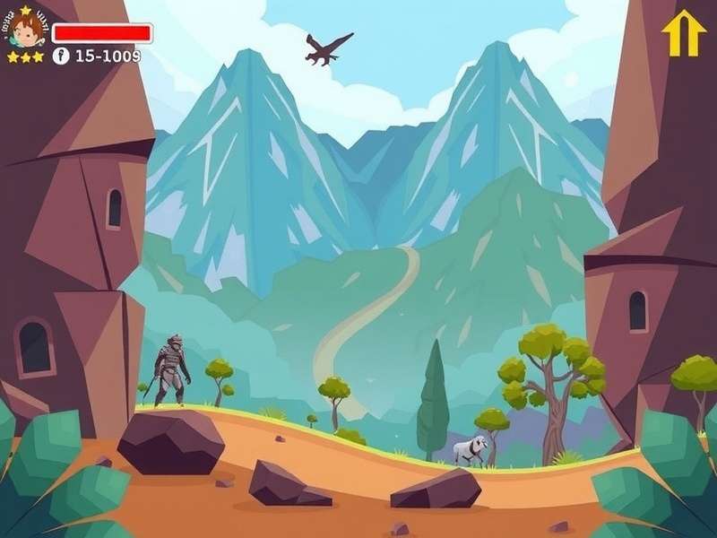 Vector Game action parkour Android screenshot showing the main character running