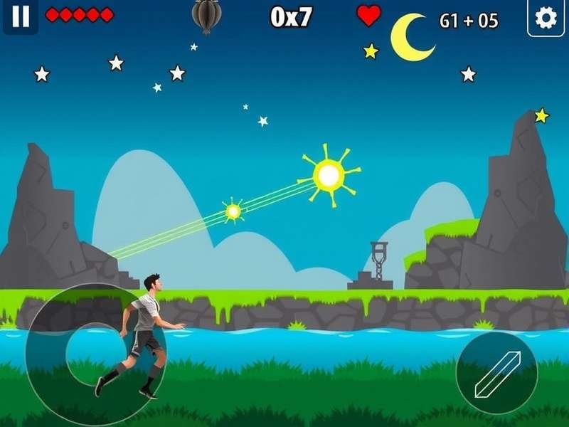 Vector Game Parkour Action Screenshot – Vector agent running and jumping on rooftops