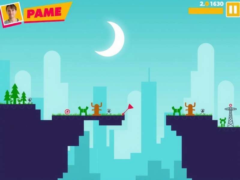 Vector Game — Parkour action screenshot with Apunkagames branding