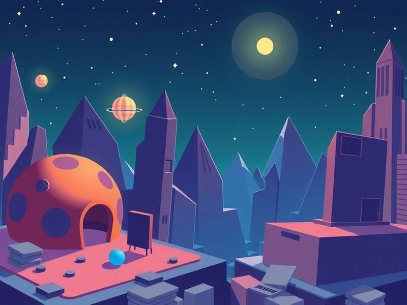 Vector Game play online action parkour scene